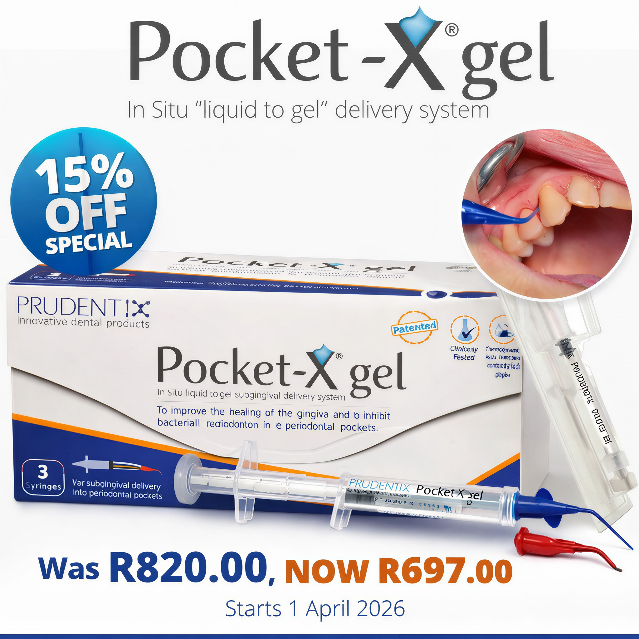 15% off Pocket-X Gel!